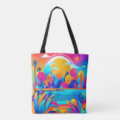 Tote Bag Paysage du lever du soleil (Dos)