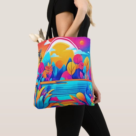 Tote Bag Paysage du lever du soleil (De près)