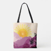 Tote Bag Paysage du lever du soleil (Dos)