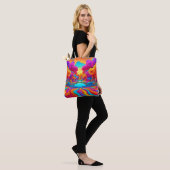 Tote Bag Paysage Fantastique Coloré (Sur le modèle)