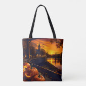 Tote Bag Paysage Halloween Deux (Dos)
