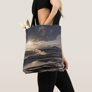 Tote Bag Paysage hivernal géothermique