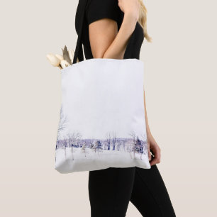 Tote Bag Paysage hivernal neige