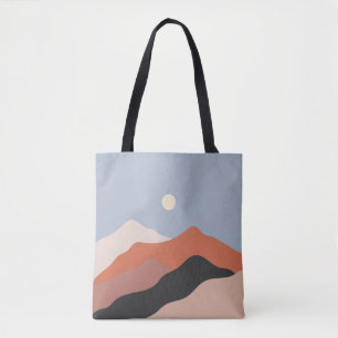 Tote Bag Paysage illustrations du milieu du siècle, plan m