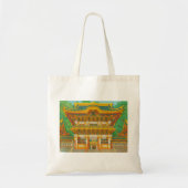 Tote Bag Paysage JAPONAIS | Porte Yomeimon | Découpage du p (Devant)