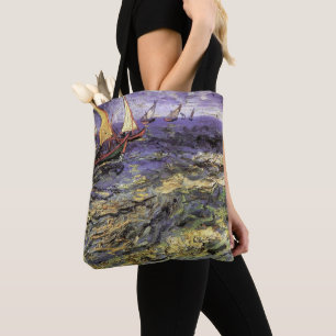 Tote Bag Paysage marin à Saintes Maries par Vincent van Gog
