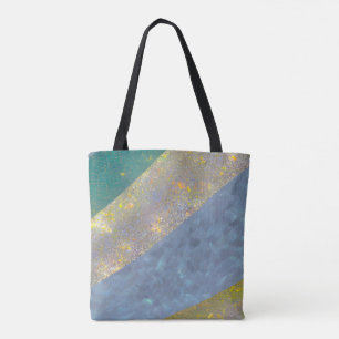 Tote Bag Paysage marin abstrait Vagues fracturées 16