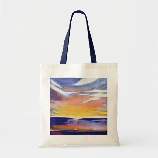 Tote Bag Paysage marin de soirée (Devant)