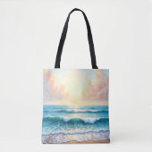 Tote Bag Paysage marin du matin (Devant)
