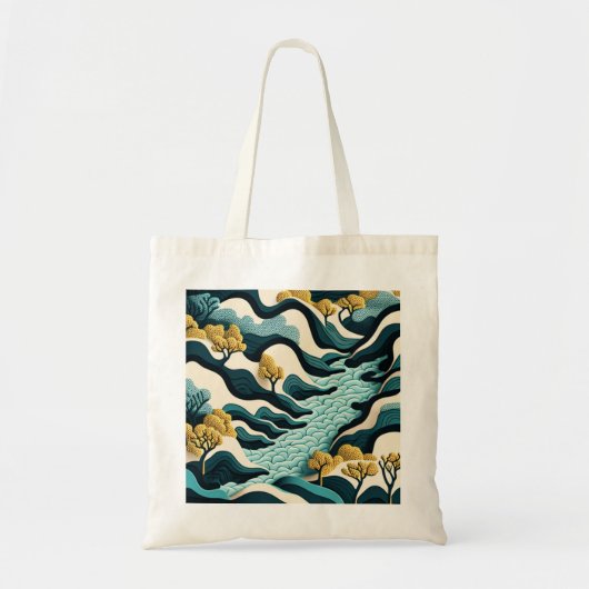 Tote Bag Paysage moderne (Devant)