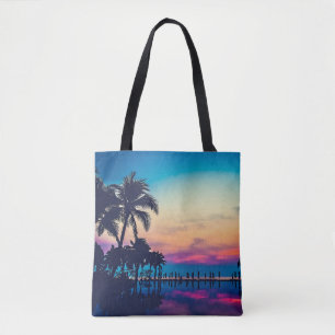 Tote Bag Paysage Naturel Piscine Palmiers-25925
