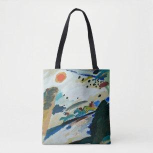 Tote Bag Paysage romantique par Wassily Kandinsky