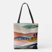Tote Bag Paysage texturé (Dos)