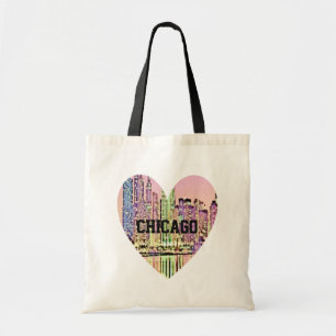 Tote Bag Paysage urbain de Chicago
