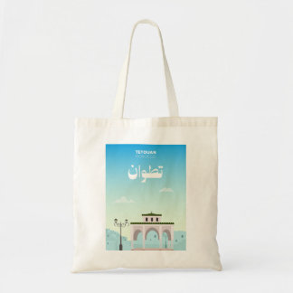 Tote Bag Paysage urbain de Tétouan – Maroc illustré