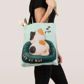 Tote Bag "PDG de Nap" Chat dormant sur le canapé (De près)