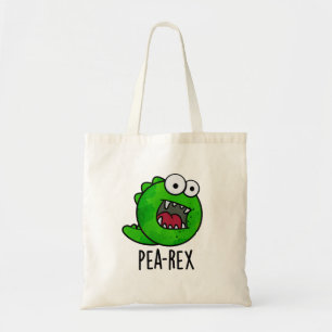 Tote Bag Pea Rex Dinosaur Dinosaure Veggie TRex Pun