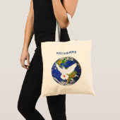 Tote Bag Peace Dove avec texte modifiable (Devant (produit))