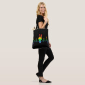 Tote Bag Peace Gay Hearbeat LGBT (Sur le modèle)