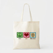 Tote Bag Peace Love Chow Chow (Devant)