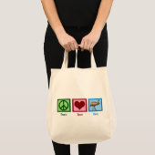 Tote Bag Peace Love Emu (Devant (produit))