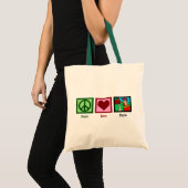 Tote Bag Peace Love Farm (Devant (produit))