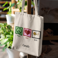 Peace Love Knit Tricot personnalisé