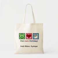 Peace Love Psychology Cute Psychologue Custom