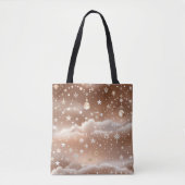 Tote Bag Peach Cream Moon Soft Warm Aesthetic (Devant)