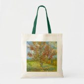 Tote Bag Peach Tree rose en fleurs par Vincent van Gogh (Devant)