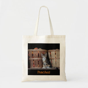 Tote Bag Peaches Kitten