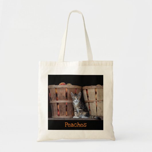 Tote Bag Peachs Kitten (Devant)