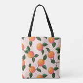 Tote Bag Peachs Motifs de pêche personnalisés (Dos)