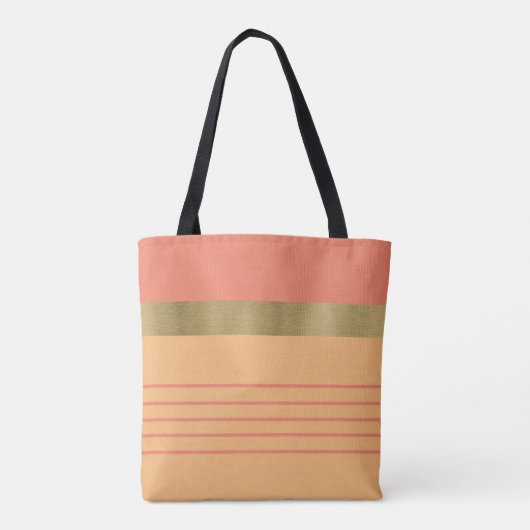 Tote Bag Peachy avec or (Dos)