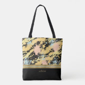 Tote Bag Peachy et noir couleur Splash (Dos)