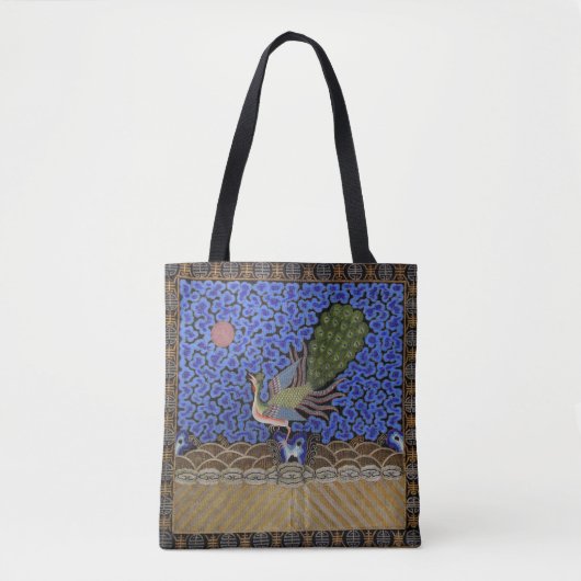 Tote Bag Peacock de la dynastie Qing (Devant)