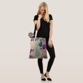 Tote Bag Peacock En Or (Sur le modèle)