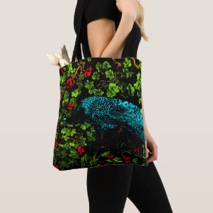 Tote Bag Peacock et Butterfly de style Art nouveau néerland