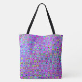 Tote Bag Peacock violet (Dos)