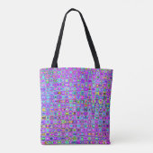 Tote Bag Peacock violet (Dos)