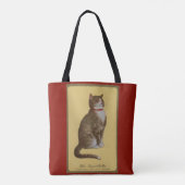 Tote Bag Peake, le chat tabby de Chessie (Dos)
