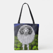 Tote Bag Peaks majestueux : Pâturage des moutons islandais (Dos)