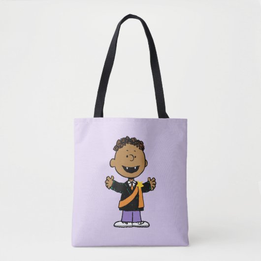 Tote Bag Peanuts | Franklin Halloween Vampire (Devant)