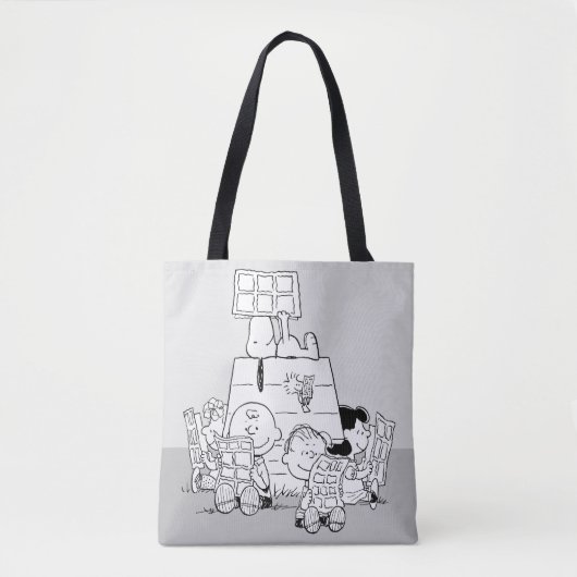 Tote Bag Peanuts Gang Lecture Comics (Devant)
