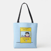 Tote Bag Peanuts | Lucy & the Doctor Is In (Dos)