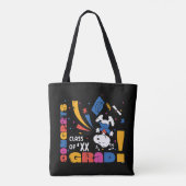 Tote Bag Peanuts Snoopy Congrats Grad Graduation Confetti (Dos)