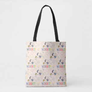 Tote Bag Peanuts Snoopy Woodstock Nous avons réussi Diplôme