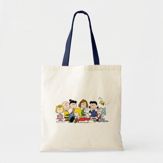 Tote Bag Peanuts | The Gang Around the Piano (Devant)