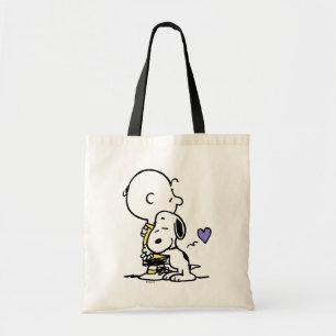 Tote Bag Peanuts   Valentine's Day   Charlie Brown & Snoopy