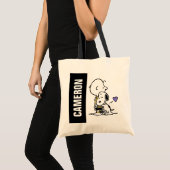 Tote Bag Peanuts | Valentine's Day | Charlie Brown & Snoopy (Devant (produit))